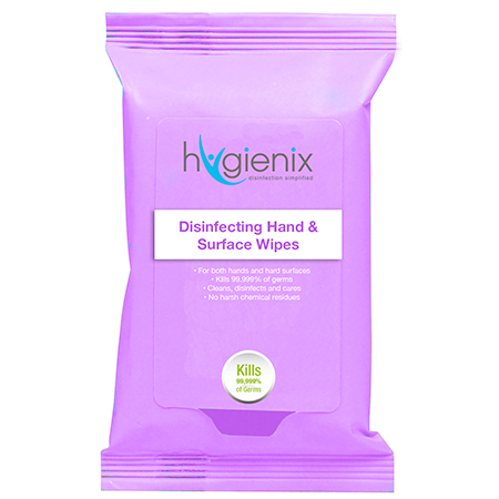 Disinfecting Hand & Surface Wipes