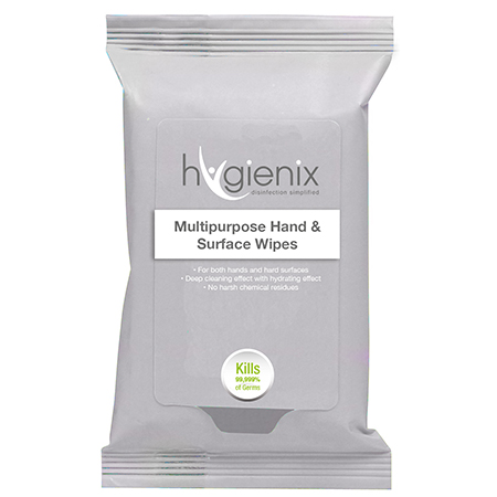 Hygienix Multipurpose Hand & Surface Wipes